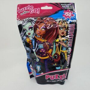 Monster High Dolls Puzzle On The Go 150 Piece Resealable Bag